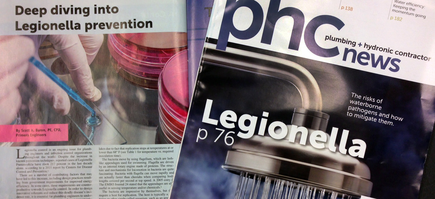 “Deep Diving into Legionella Prevention” Featured in PHC News and Plumbing Engineer