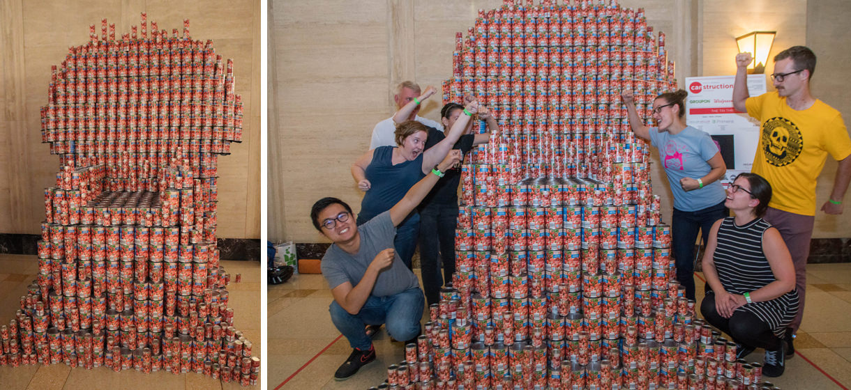 Primera Partners with Muller+Muller Architects for 10th Annual Canstruction Chicago Event