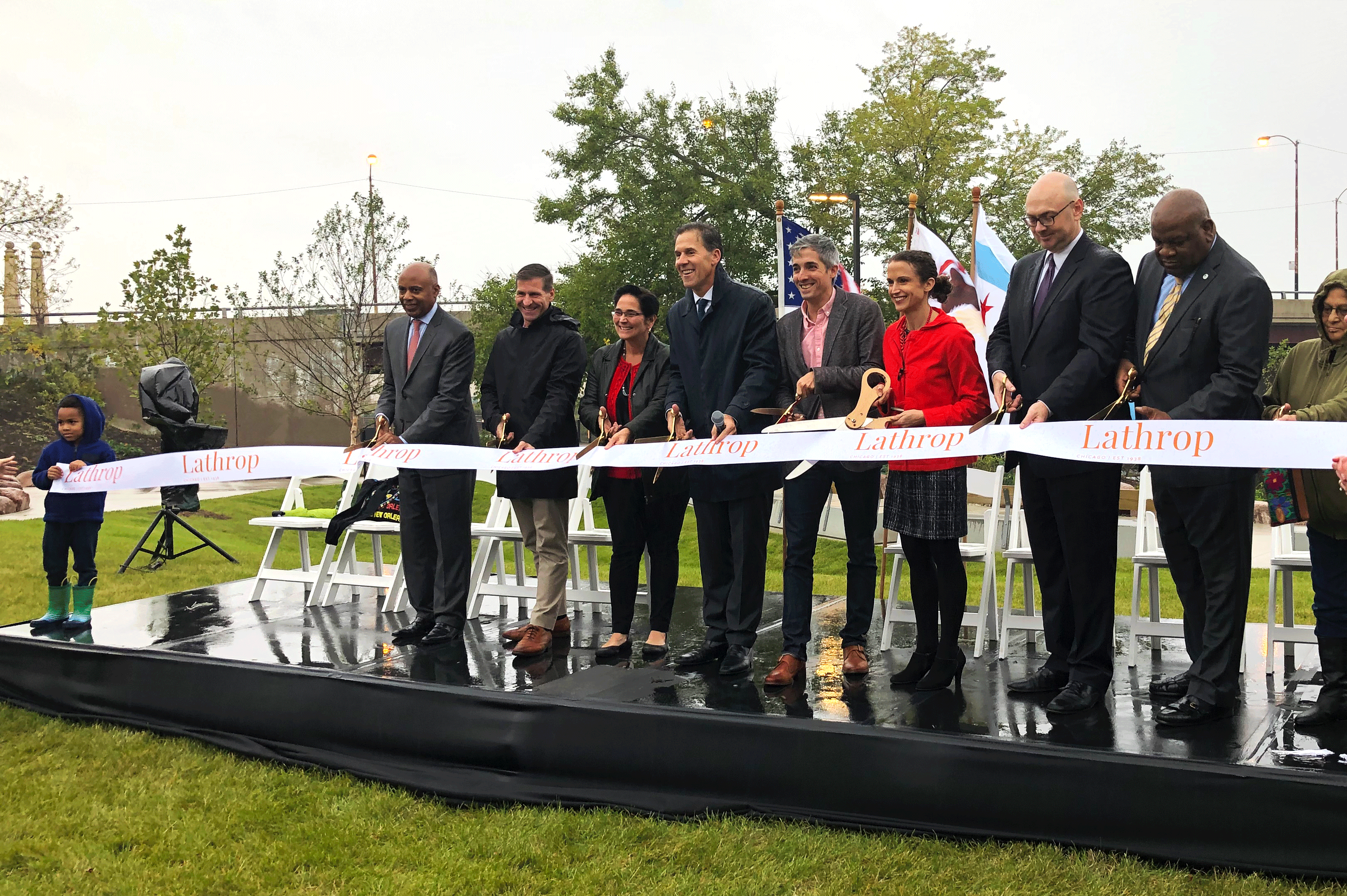 Lathrop Homes and Landscape Project Celebrates Grand Opening Ribbon Cutting Ceremony