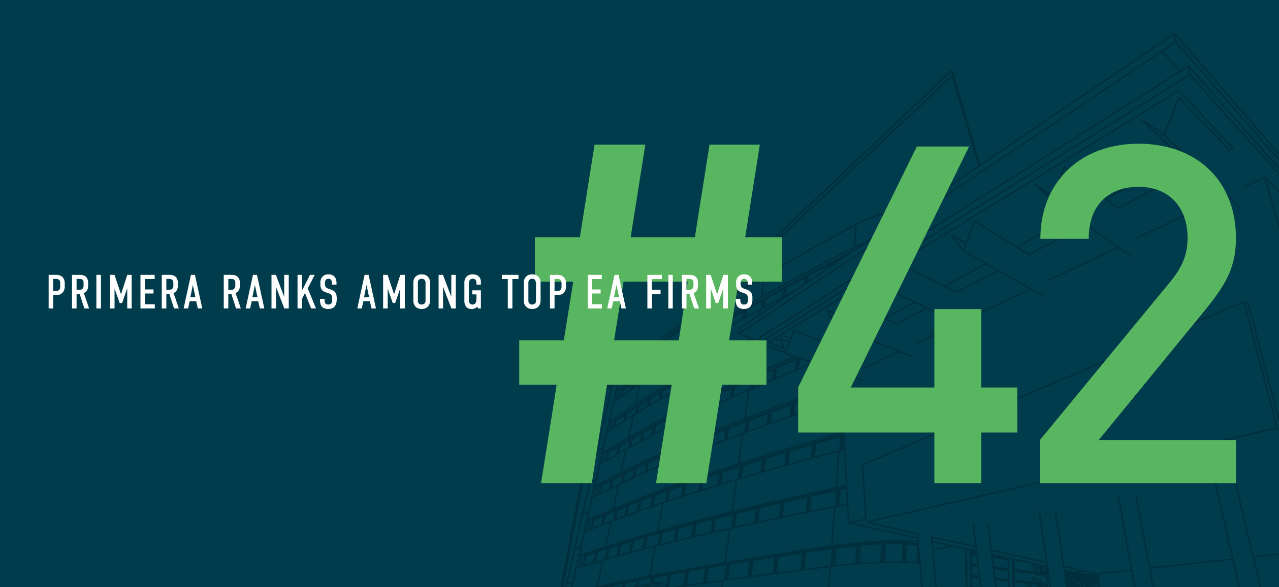 Primera Listed as Top Engineering/Architecture Firm in U.S. by Building Design+Construction