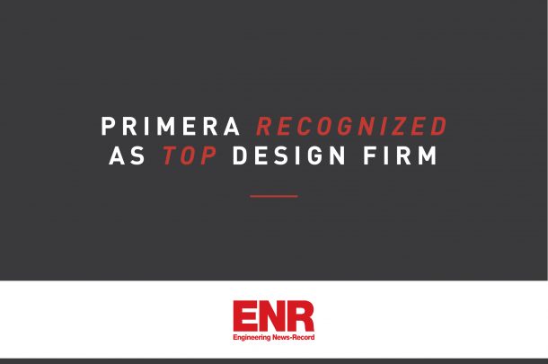 Primera ranked in 2022 ENR Top Design Firms Lists