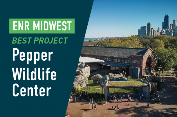 Pepper Family Wildlife Center Named Best Project by ENR Midwest