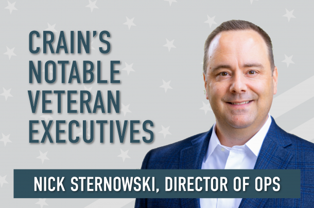 Nick Sternowski Recognized Among Crain's 2022 Notable Veteran Executives