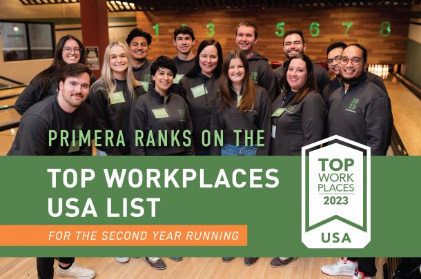 Primera Named as a 2023 Top Workplaces USA Award Winner