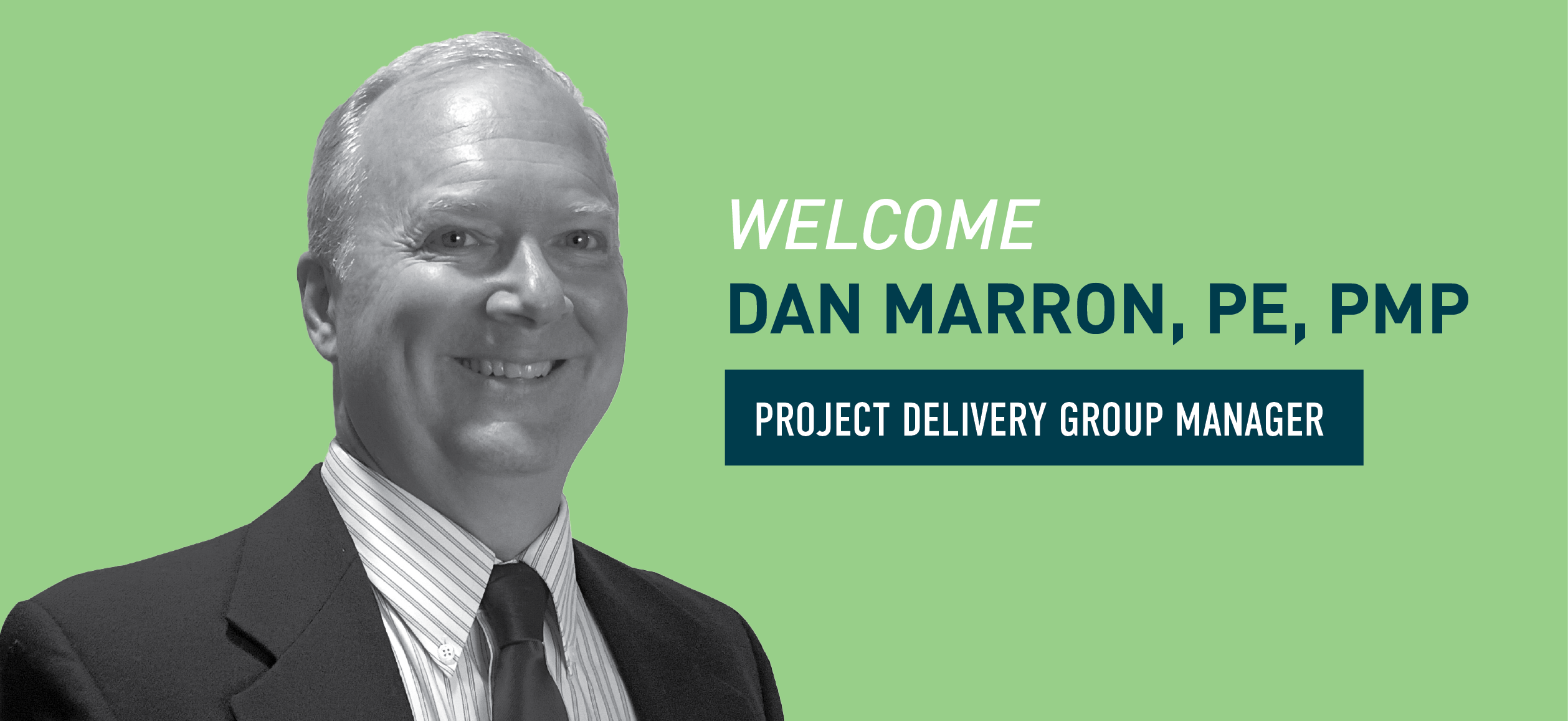 Primera Welcomes Daniel Marron, PE, PMP® as Project Delivery Group Manager