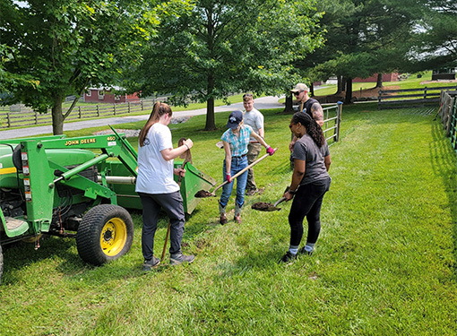 Primera Mid-Atlantic Team Partners with the Chester County Parks + Preservation Department for a Give Back Day
