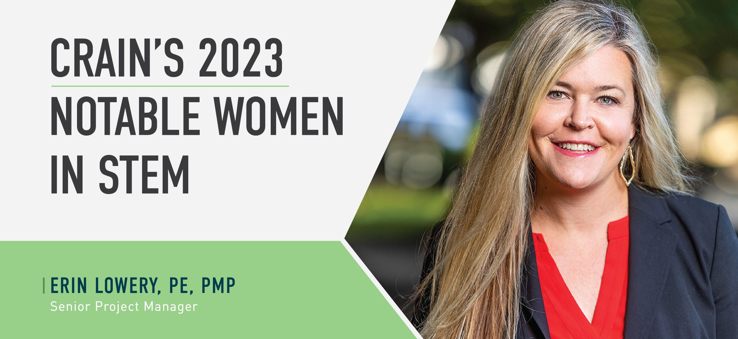 Erin Lowery, Senior Project Manager, Named to Crain’s Notable Women in STEM 2023