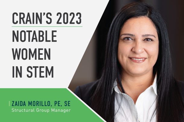 Zaida Morillo, Structural Group Manager, Named to 2023 Crain's List of Notable Women in STEM