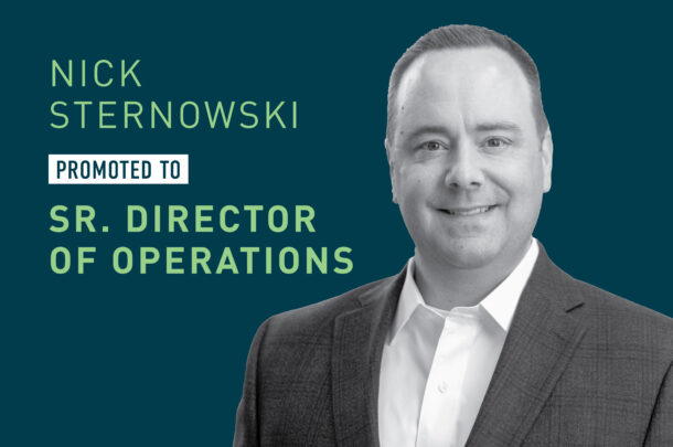 Nick Sternowski Promoted to Sr. Director of Operations