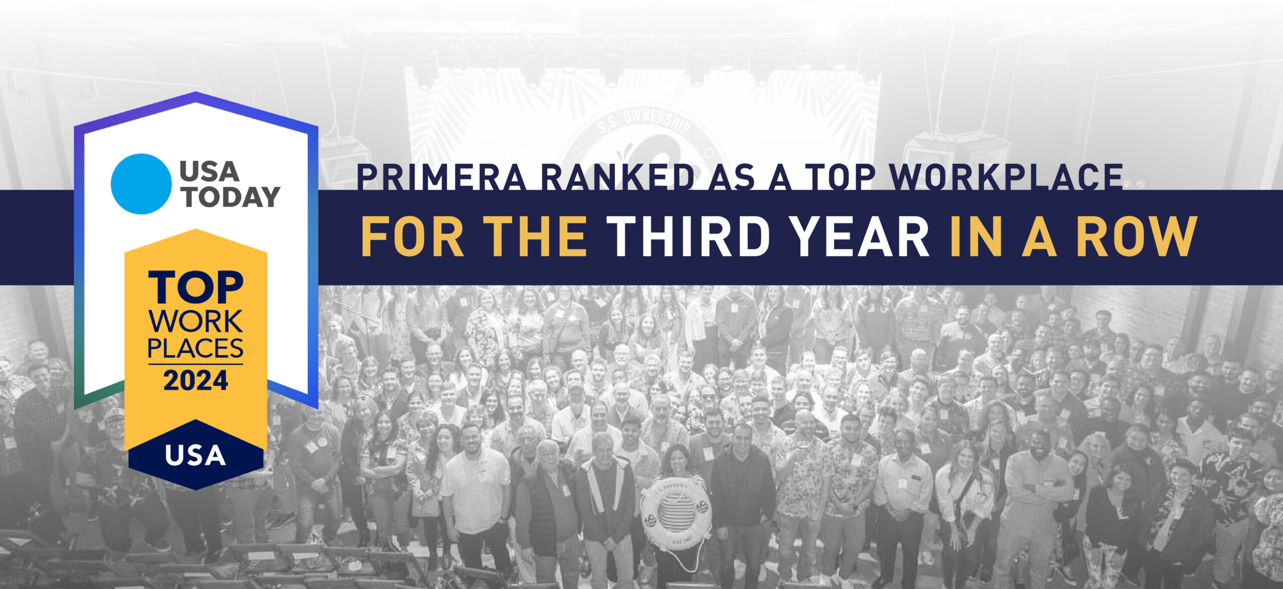 Primera Engineers Ranks as a Top Workplace USA 2024