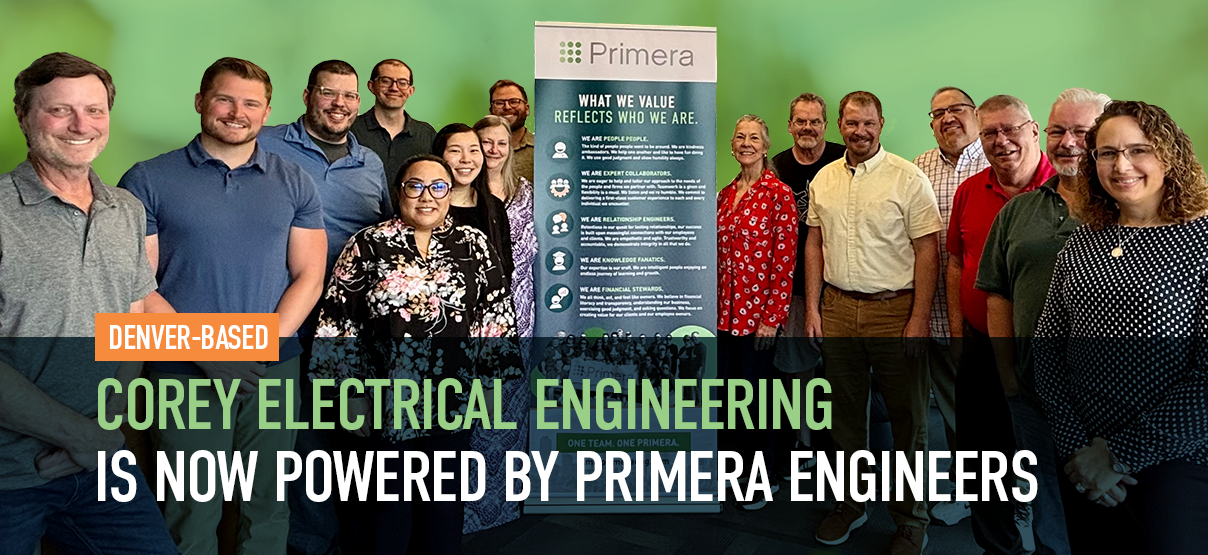 Primera Expands into Western U.S. with Acquisition of Corey Electrical Engineering