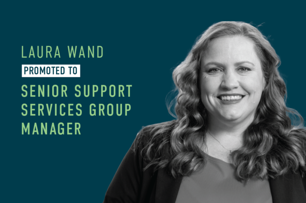 Laura Wand Promoted to Senior Support Services Group Manager