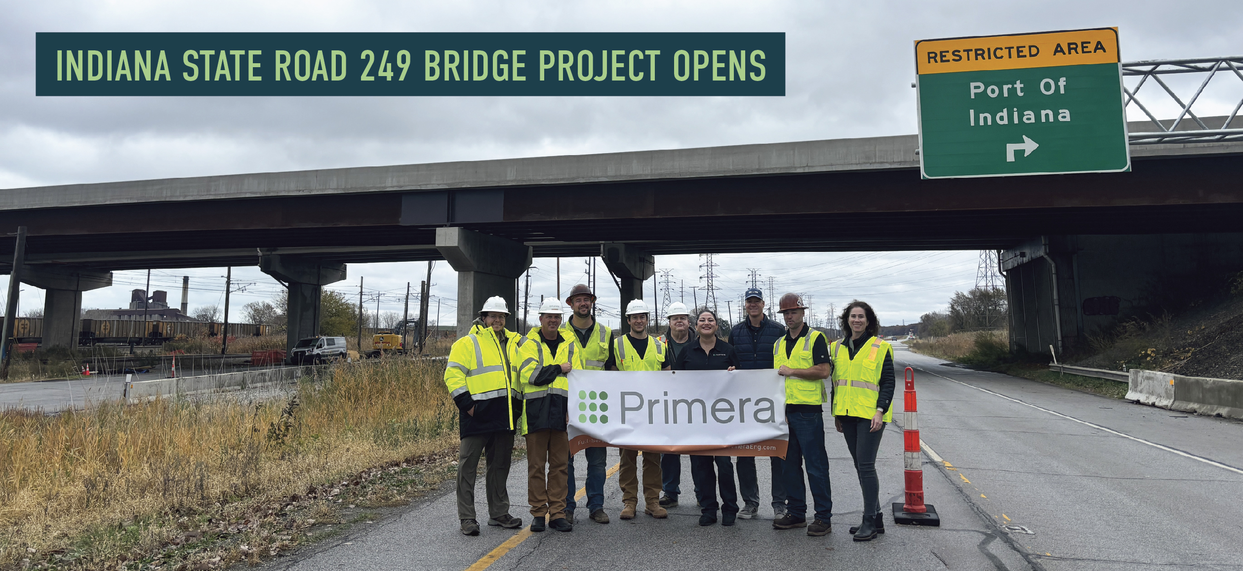 Primera Celebrates State Road 249 Bridge Project Ribbon Cutting in Indiana