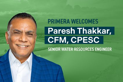 Primera Welcomes Paresh Thakkar, CFM, CPESC, as New Sr. Water Resources Engineer