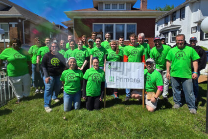 Primera Volunteers Support Homeowner During 2026 National Rebuilding Day